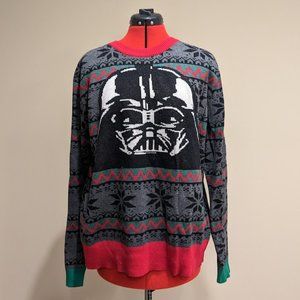 Star Wars Darth Vader Ugly Christmas Sweater Unisex Size XL